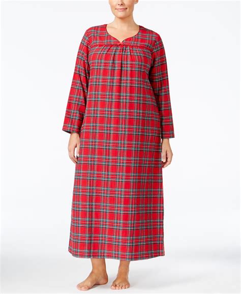 macy's sleepwear plus size